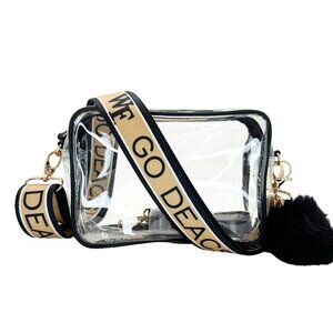 WAKE FOREST - Licensed - Go Decas | Game Day | Clear Purse | Adjustable Strap